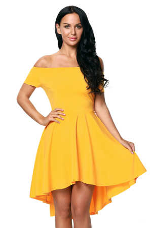 Yellow All The Rage Skater Dress e3d30