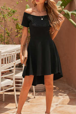 Black All The Rage Skater Dress 80ded