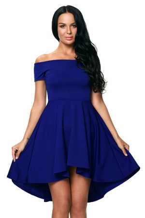 Blue All The Rage Skater Dress b4d7a