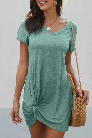 Green The Triblend Side Knot Dress 7a229